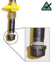 gas line cap stove